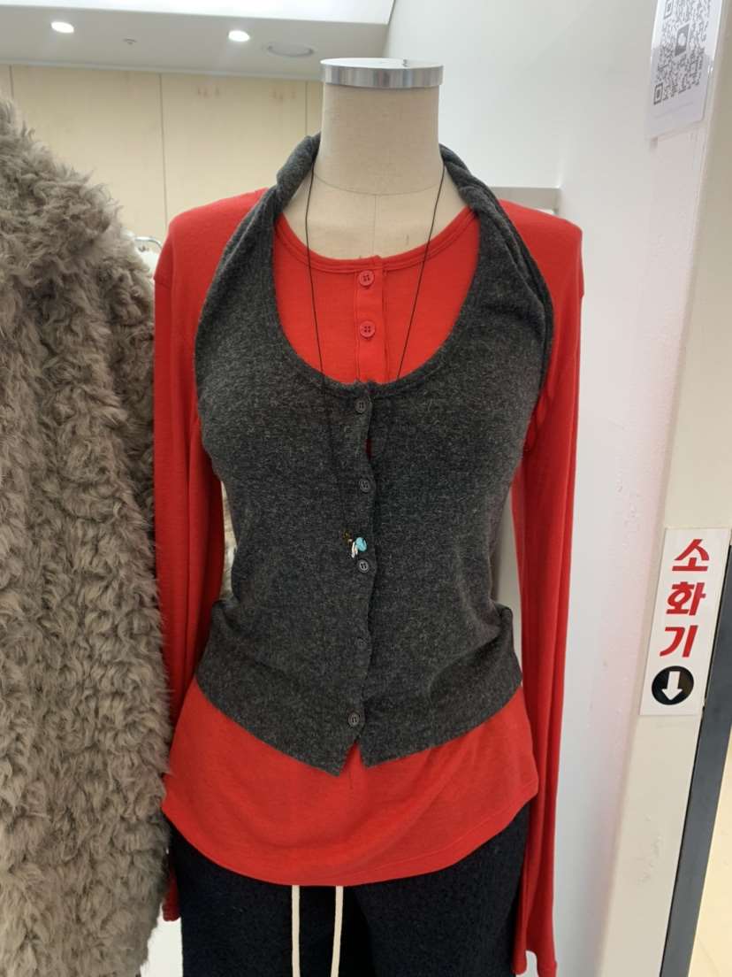 ESCHER東大門㊣實拍女裝新品推薦熱賣時尚吊帶背心不含內搭ESCHER吊帶/背心