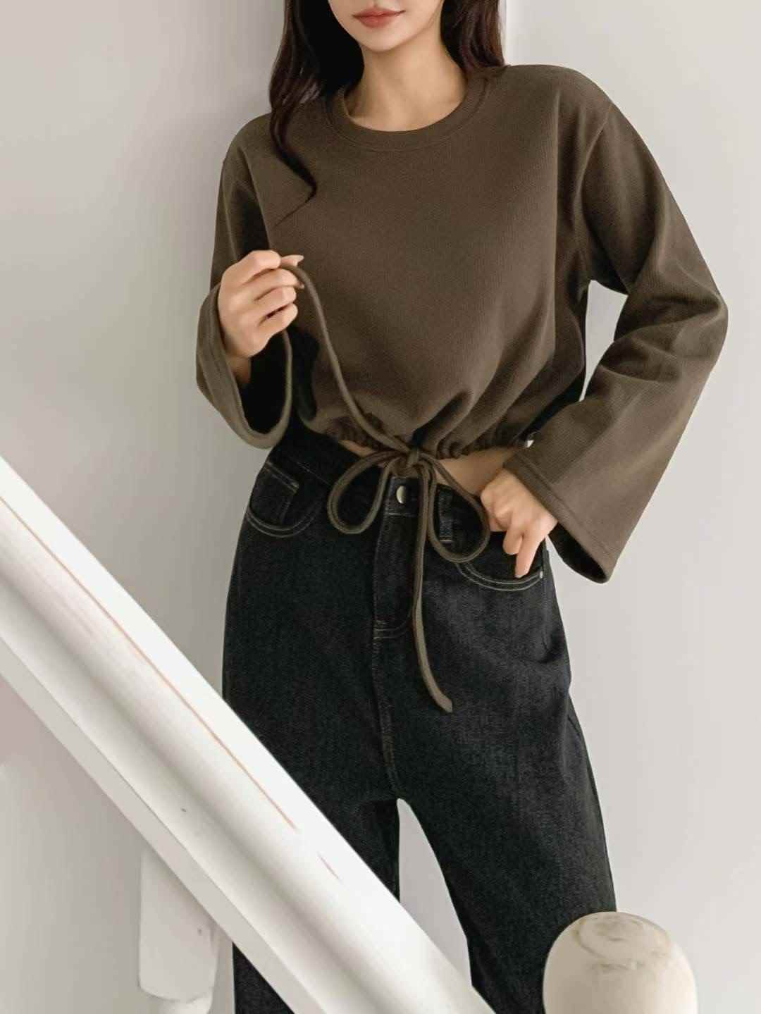 JOY-조이-T韓國直郵㊣女士新品真品推薦時尚休閑人氣長袖T恤JOY-조이-T長袖T恤