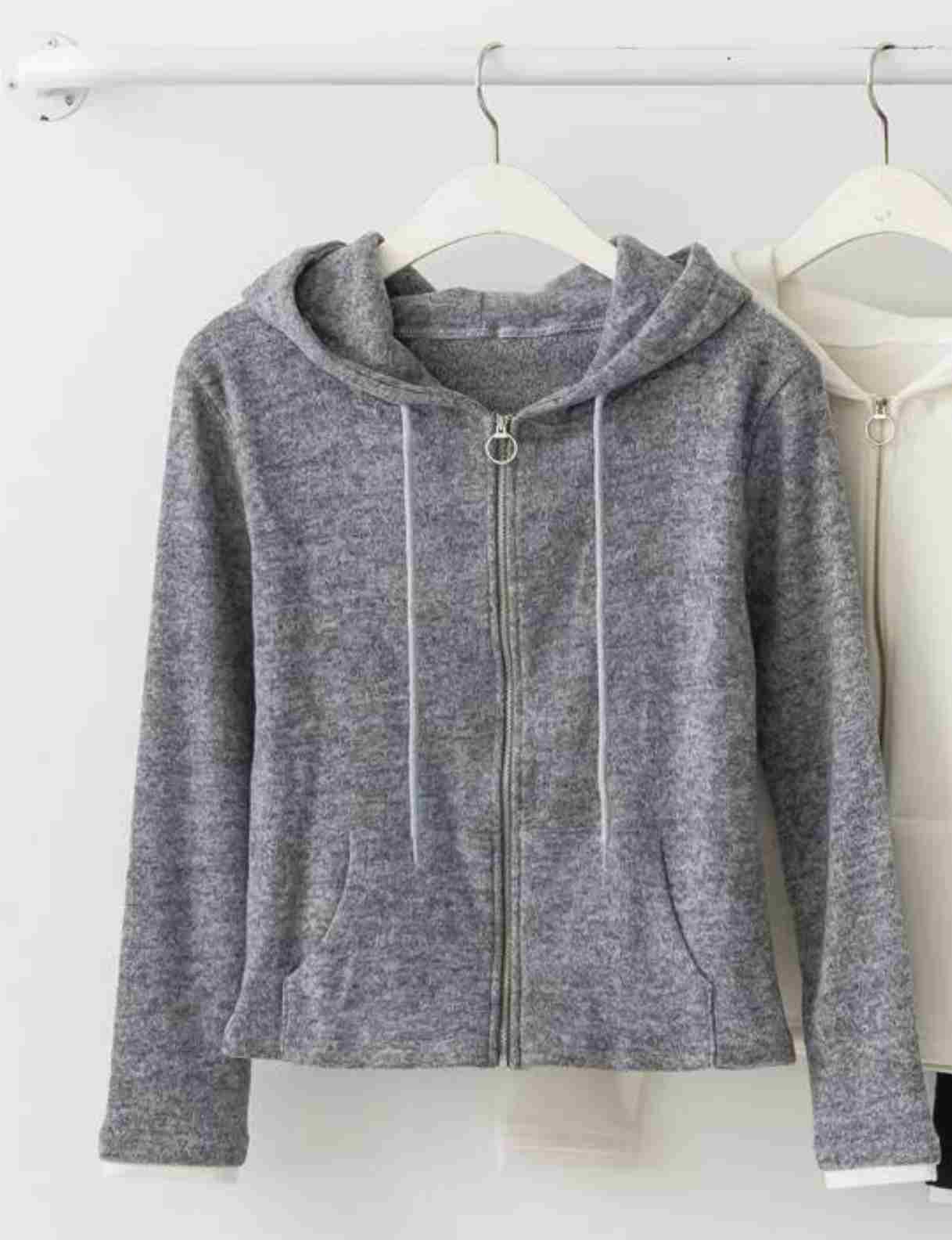 JOY-조이-T韓國代購㊣女裝新品真品人氣夾克連帽衫拉鏈柔軟JOY-조이-T夾克