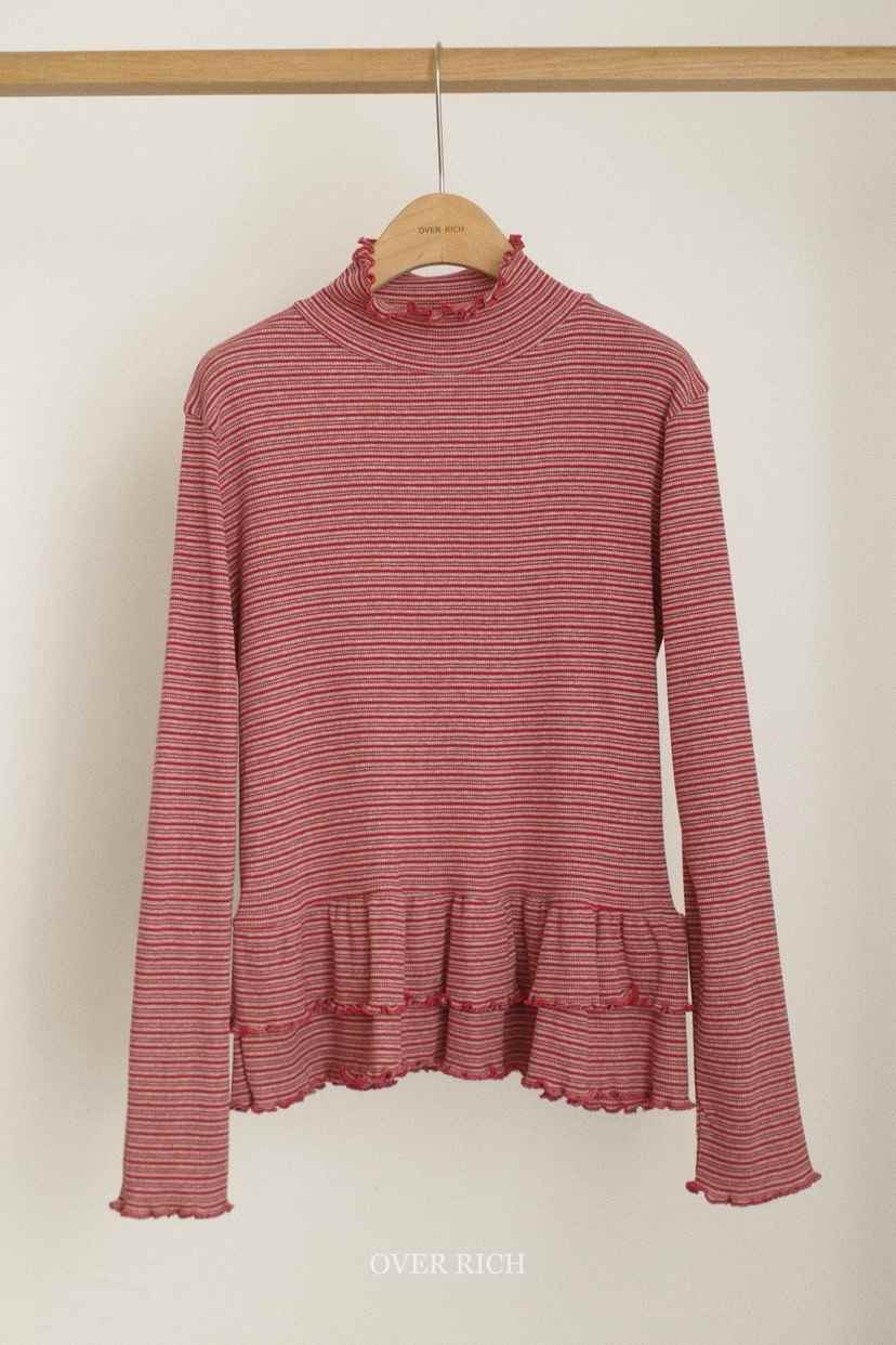 OVER RICH東大門㊣直郵女裝新款25秋冬休閑熱賣推薦長袖T恤OVER RICH長袖T恤