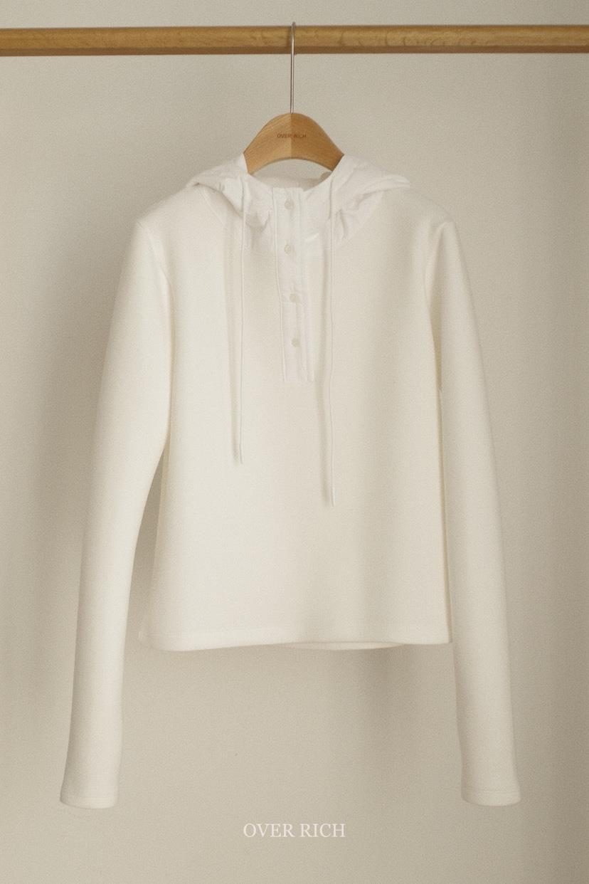 OVER RICH東大門㊣代購女裝新款休閑熱賣時尚推薦衛衣連帽衫OVER RICH衛衣