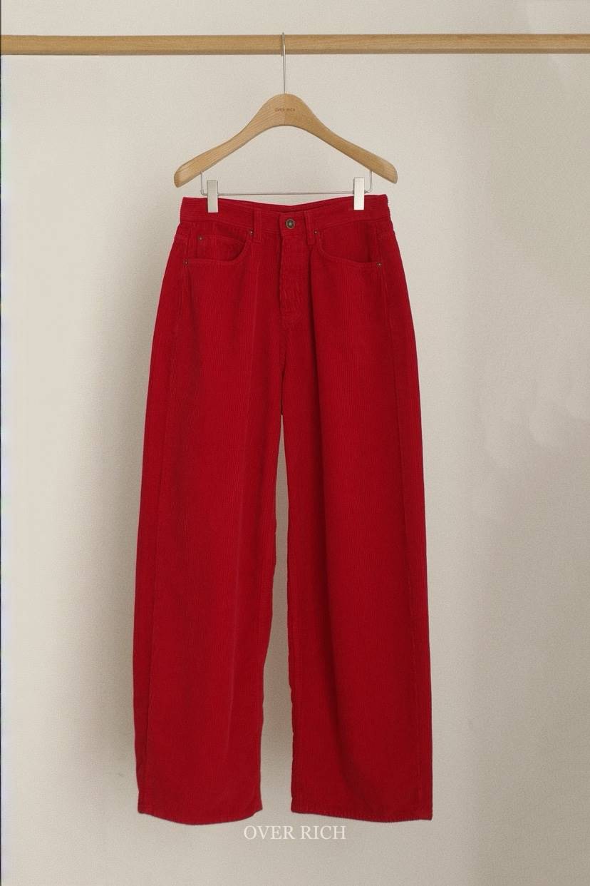 OVER RICH東大門㊣直郵女士新品真品時尚推薦25秋冬休閑褲OVER RICH休閑褲