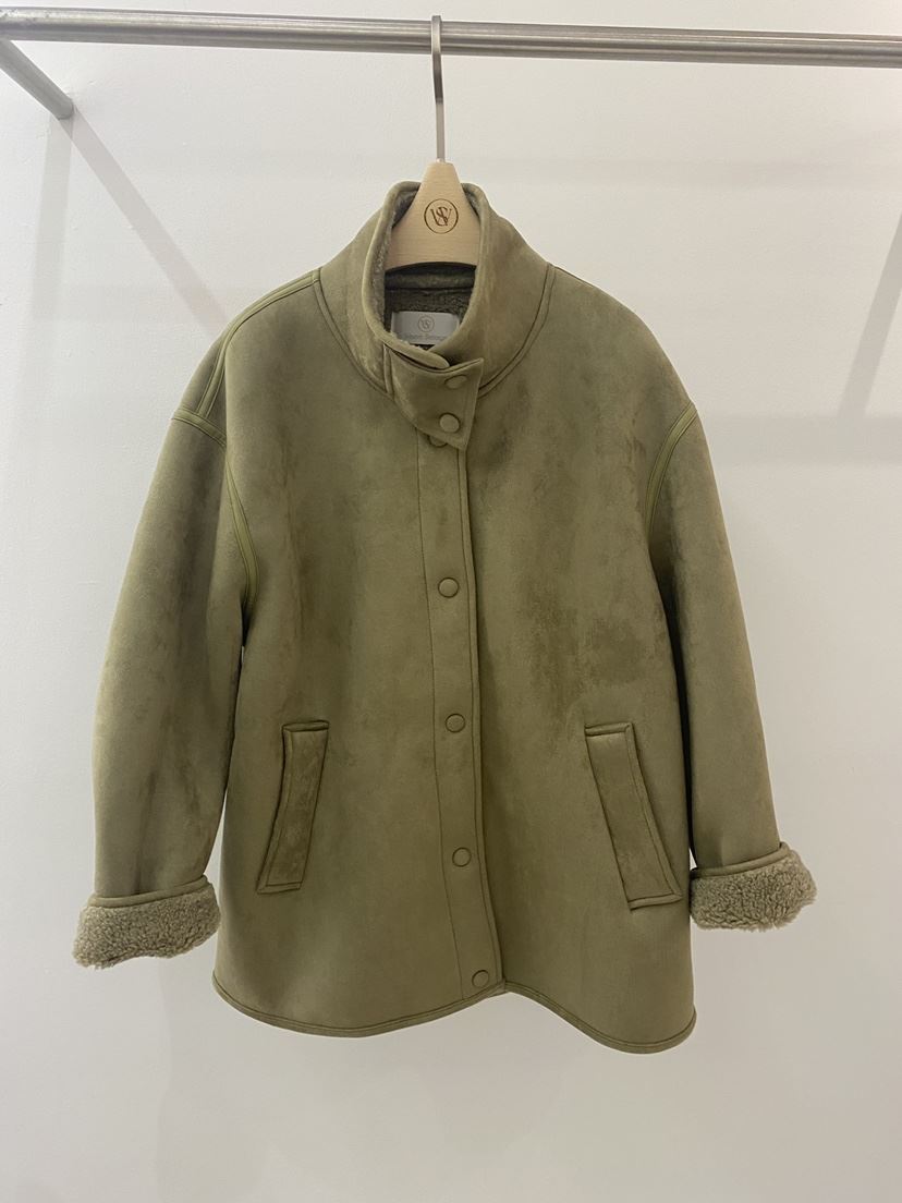 WEAUE SELVAGE東大門㊣實拍女裝新款職業真品推薦短款大衣Weave Selvage短款大衣