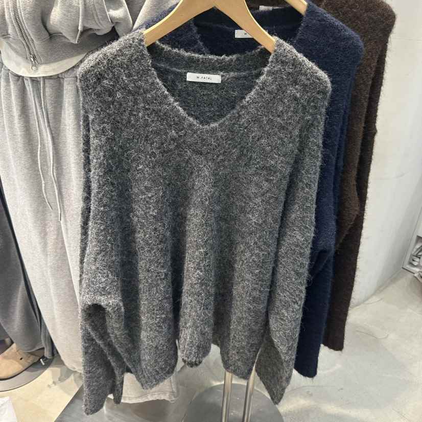 W.FATAL東大門㊣實拍女裝新品人氣真品25秋冬時尚毛衣馬海毛W.FATAL毛衣