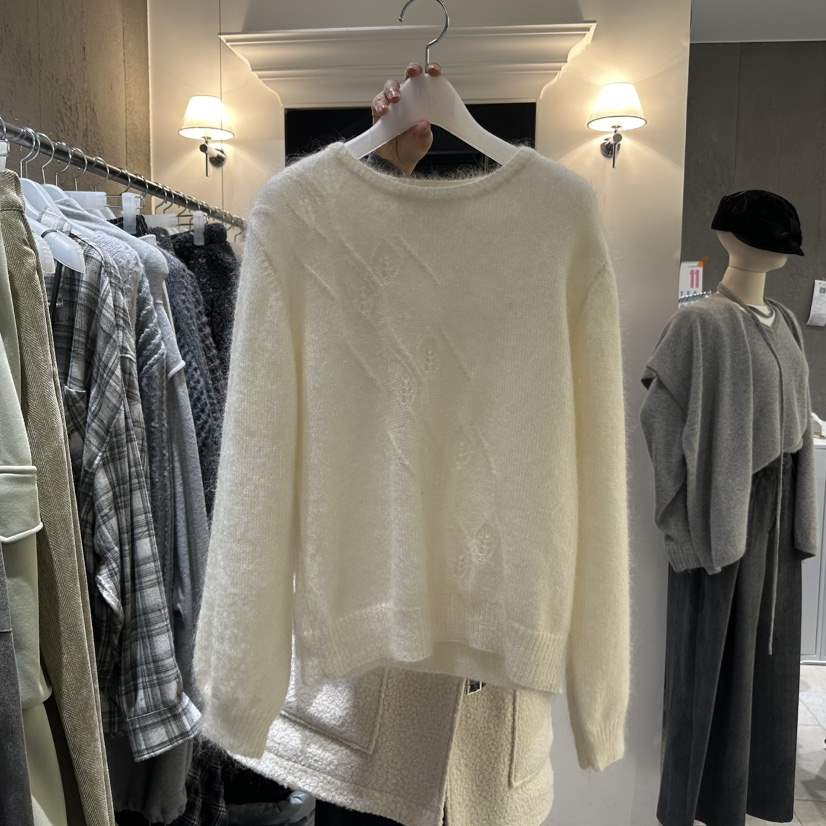 MIXXIN東大門㊣代購女士新品熱賣時尚推薦真品休閑毛衣馬海毛MIXXIN毛衣