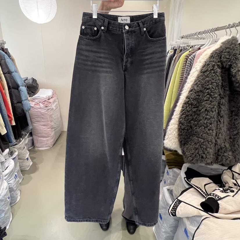 ARE東大門㊣實拍女士新款25秋冬時尚推薦熱賣人氣真品牛仔褲ARE YOU/ARE牛仔褲