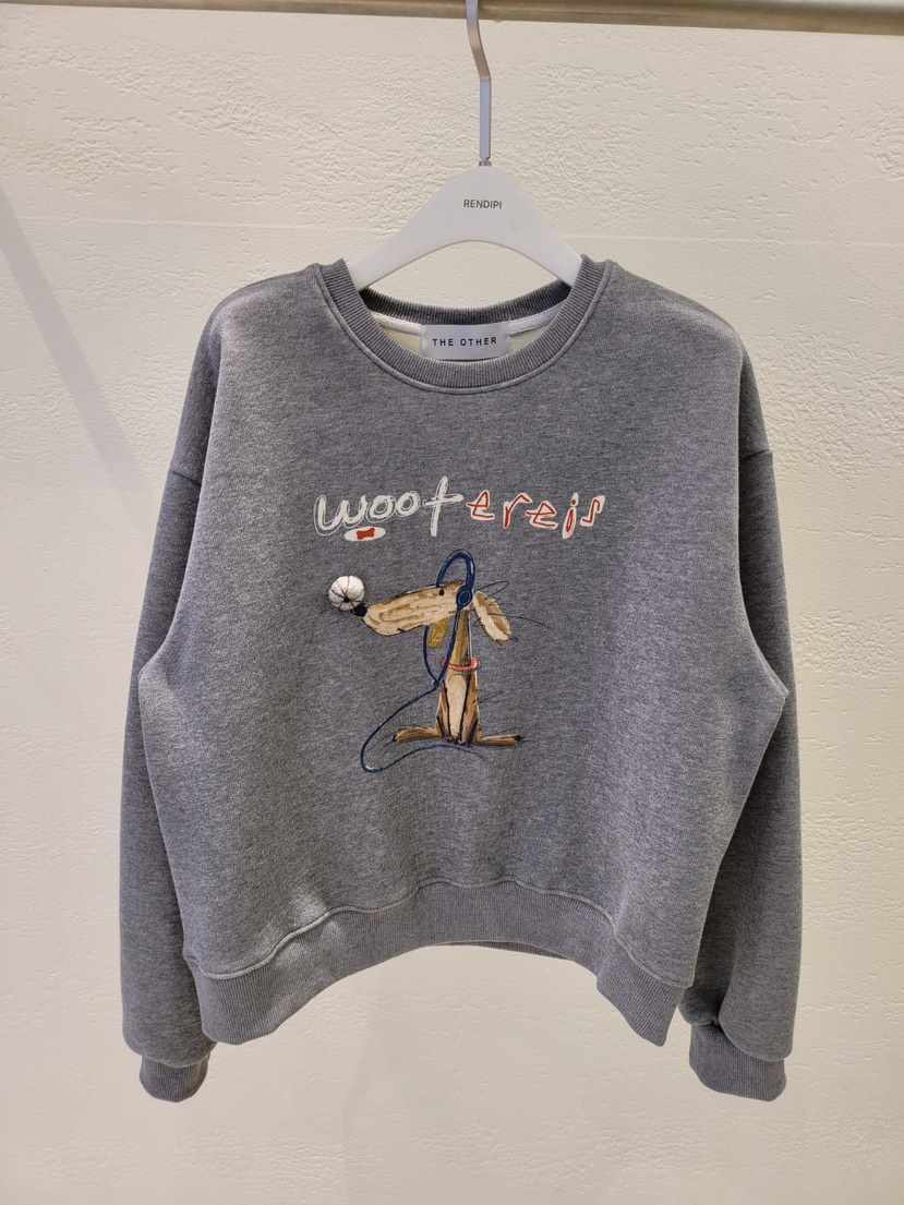 THE OTHER東大門㊣代購女裝新款職業時尚25秋冬衛衣加絨羊毛THE OTHER衛衣