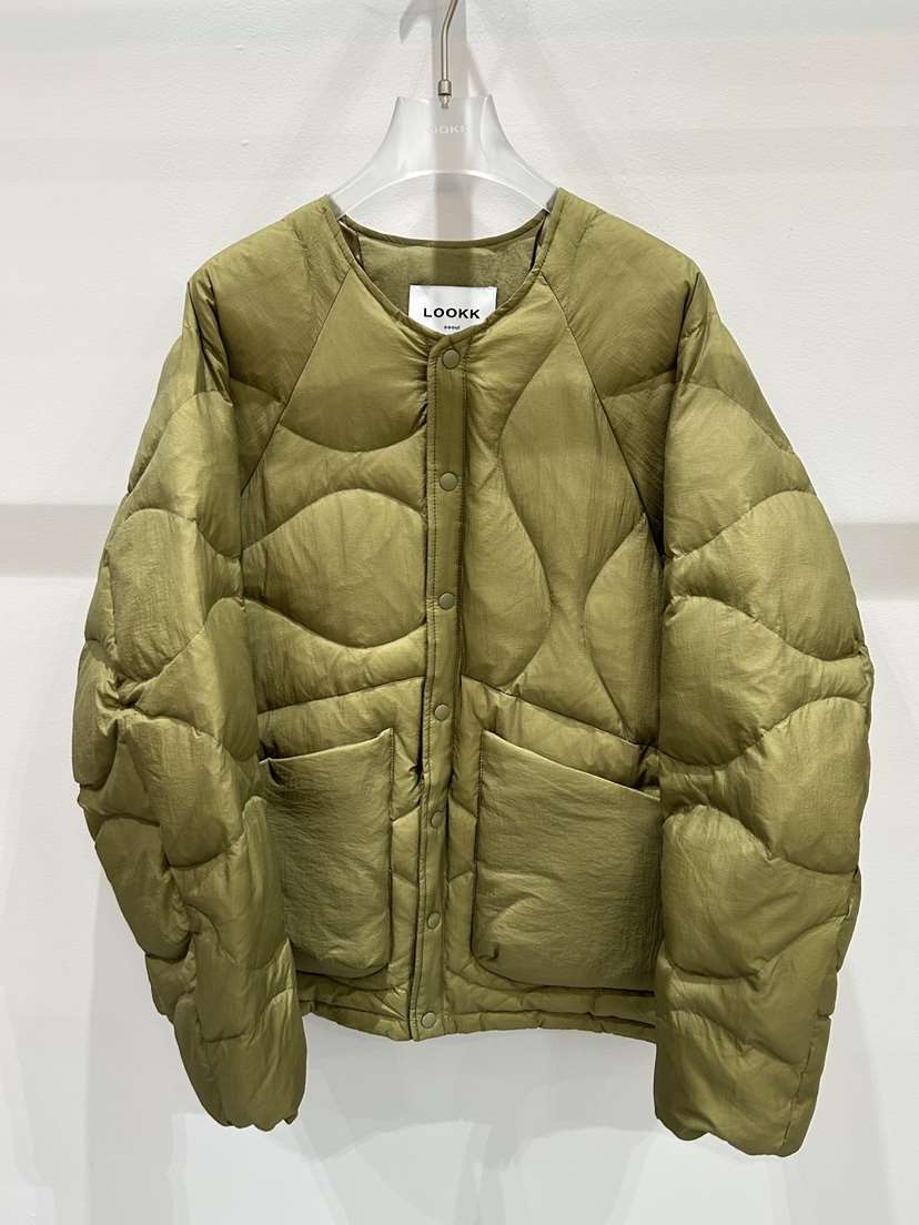 LOOKK東大門㊣代購女裝新款人氣時尚休閑短款羽絨服絎縫鴨絨LOOKK短款羽絨服
