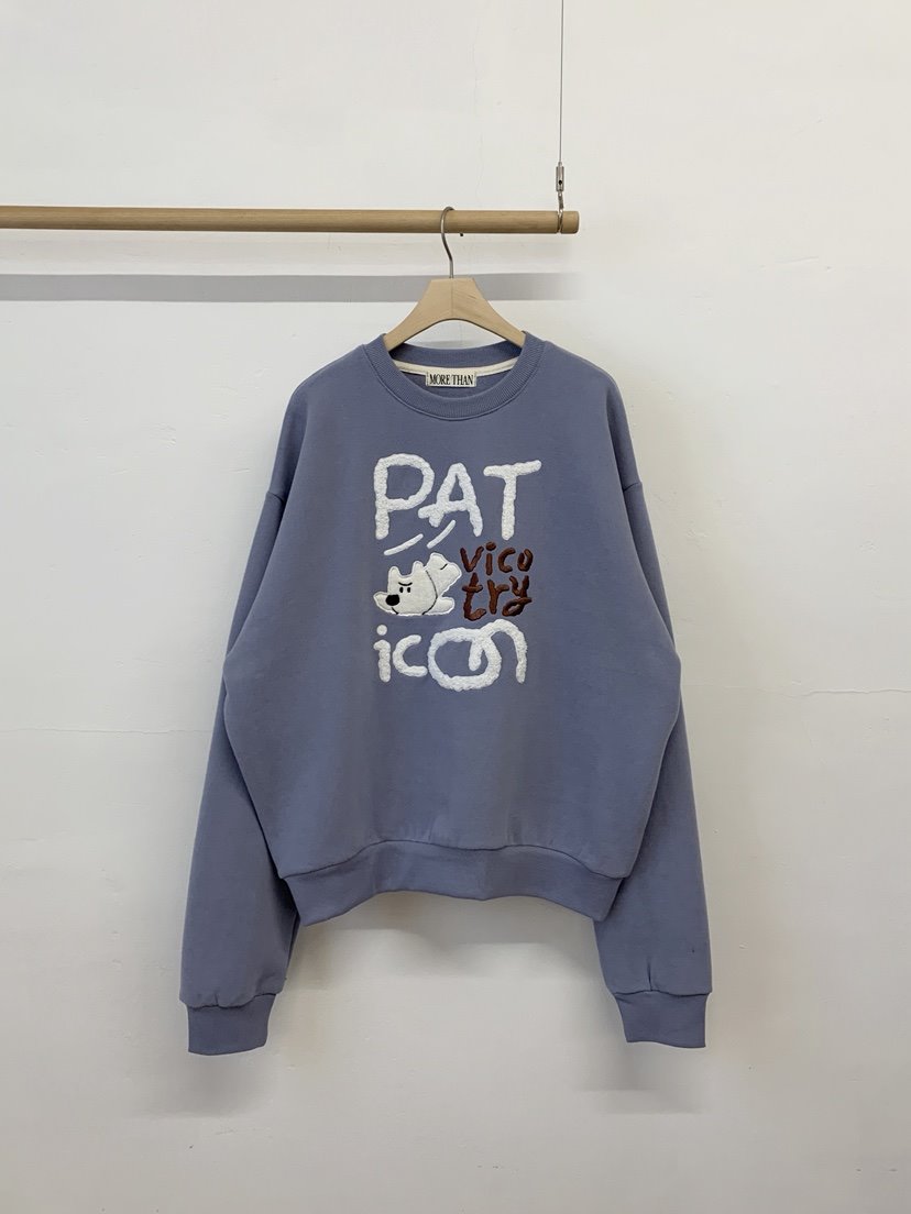 MORE THAN-P韓國代購㊣女裝新款真品25秋冬職業休閑時尚衛衣MORE THAN衛衣