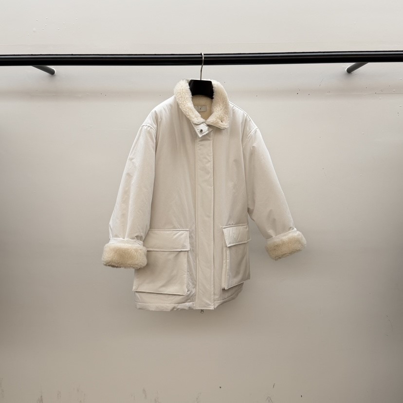 ID東大門㊣直郵女士新品推薦人氣真品25秋冬夾克美利奴羊毛ID夾克