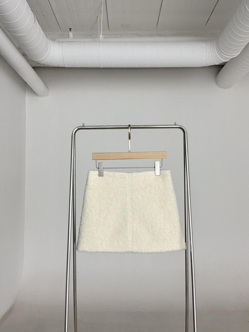 SANTAL韓國直郵㊣女裝新品熱賣休閑真品時尚人氣短裙馬海毛SANTAL短裙