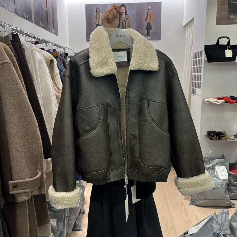 REIRAI東大門㊣實拍女士新品真品熱賣職業休閑人氣夾克羊毛Reirai夾克