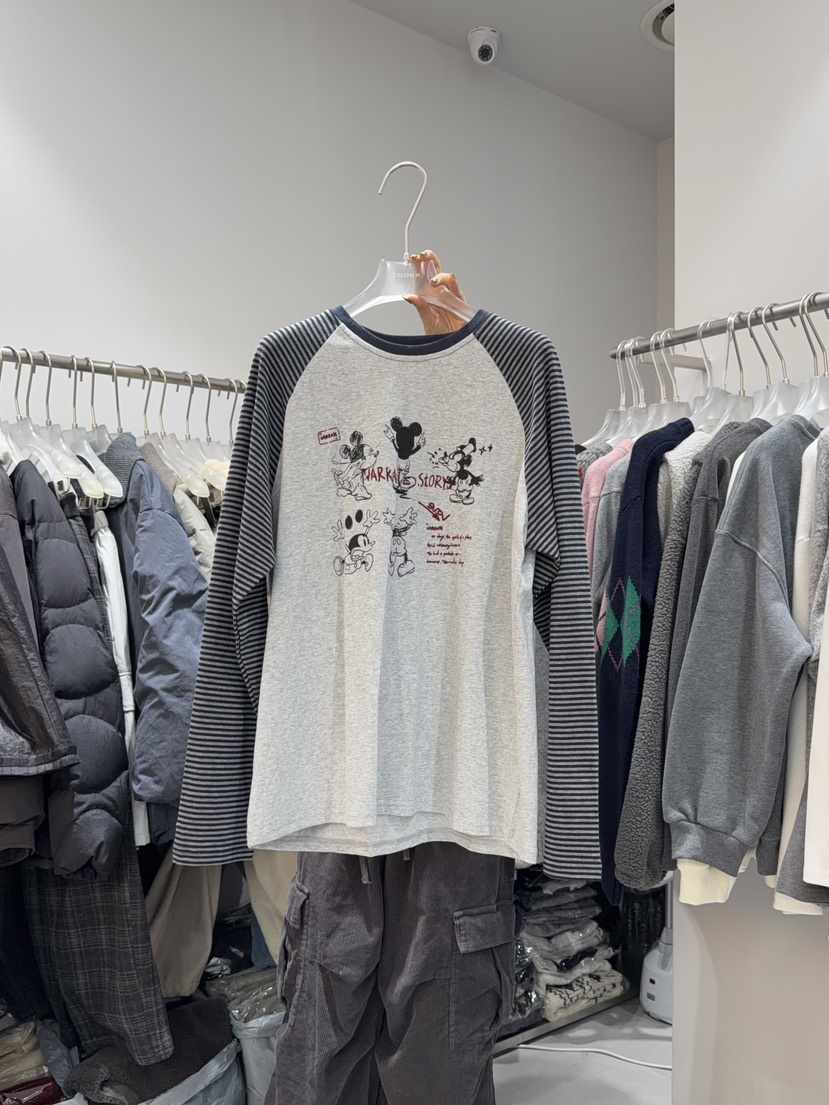 LOOKK東大門㊣實拍女裝新款推薦人氣真品25秋冬時尚長袖T恤LOOKK長袖T恤