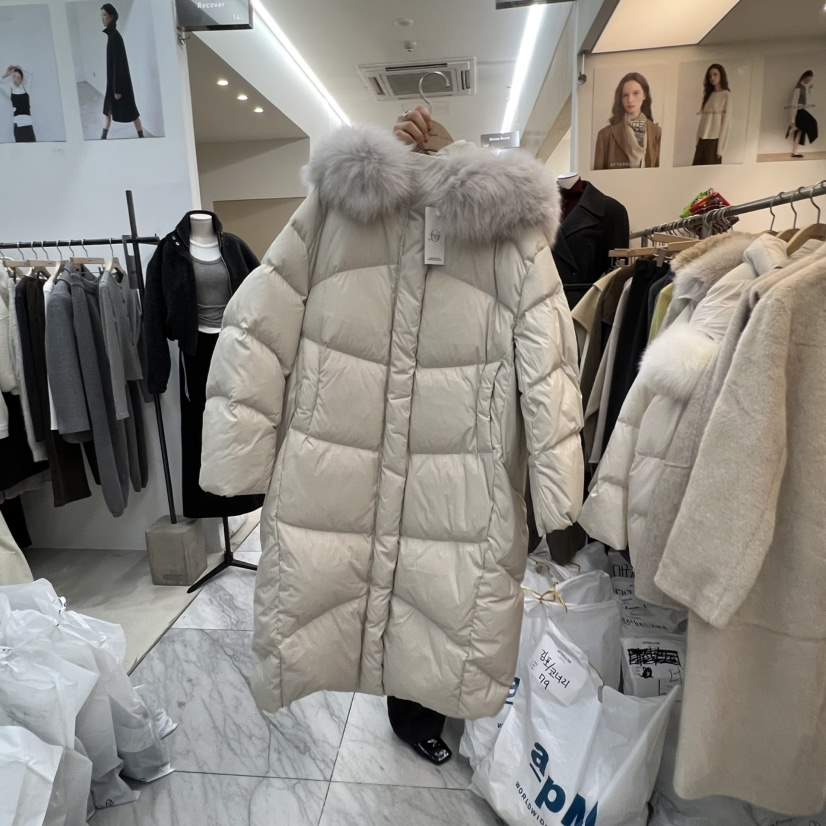 AFTERGLOW東大門㊣實拍女裝新品25秋冬職業長款羽絨服填充鴨絨AFTERGLOW長款羽絨服