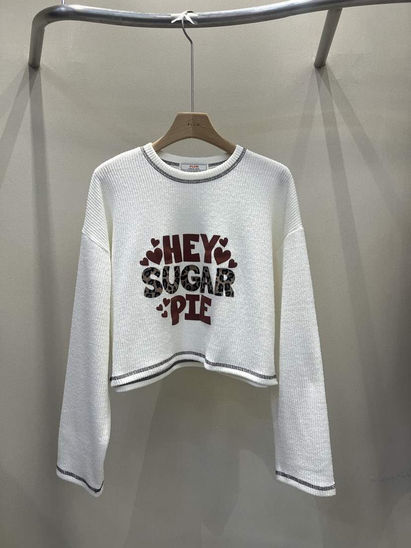 PLUM-q韓國直郵㊣女裝新款25秋冬時尚熱賣推薦職業長袖T恤PLUM長袖T恤