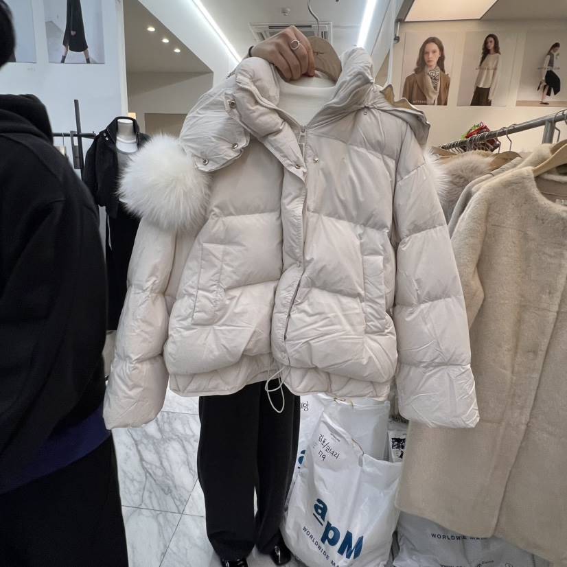 AFTERGLOW韓國直郵㊣女士新品推薦人氣25秋冬短款羽絨服狐貍AFTERGLOW短款羽絨服