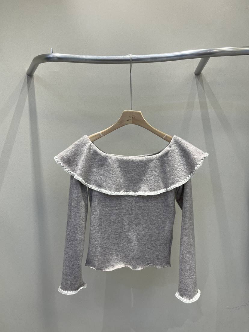 PLUM-q東大門㊣代購女士新品人氣休閑真品25秋冬熱賣長袖T恤PLUM長袖T恤