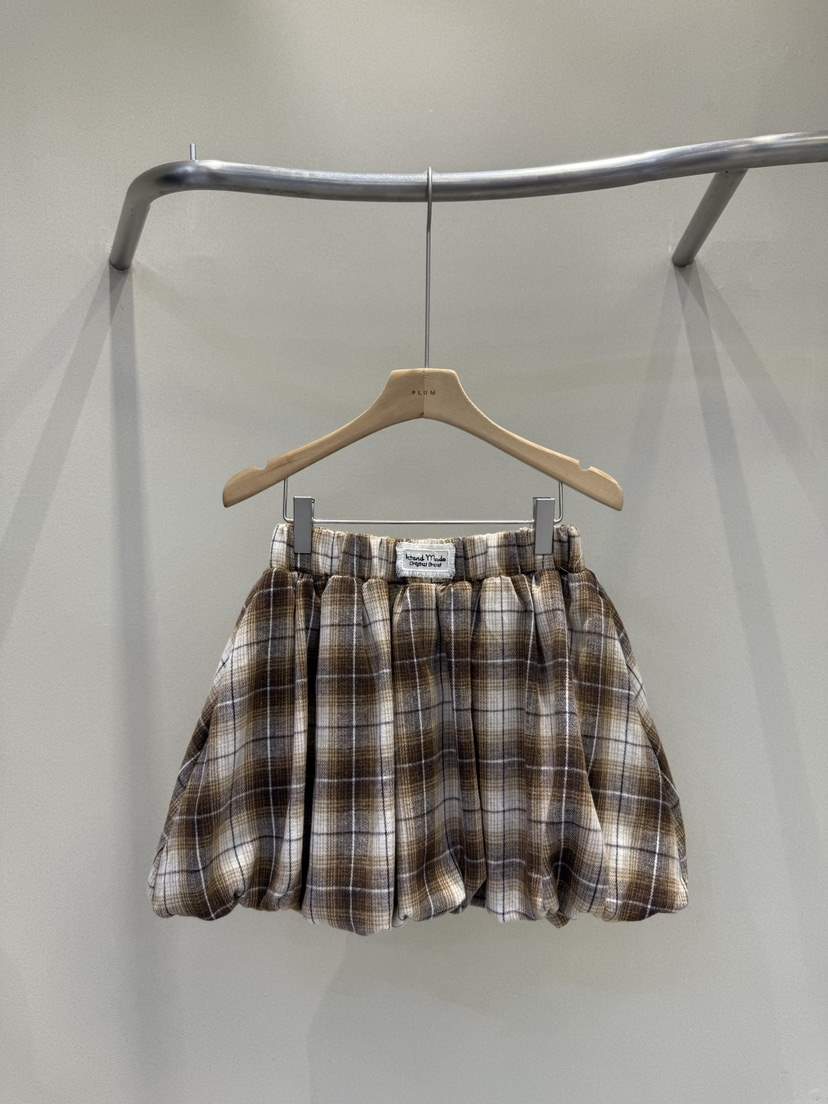 PLUM-q東大門㊣實拍女裝新品休閑職業時尚真品人氣短裙格紋PLUM短裙