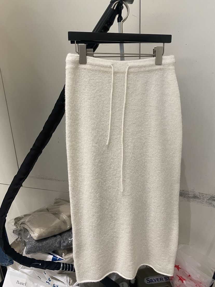 BANEL韓國代購㊣女士新品熱賣25秋冬休閑時尚真品人氣長裙羊駝BANEL長裙