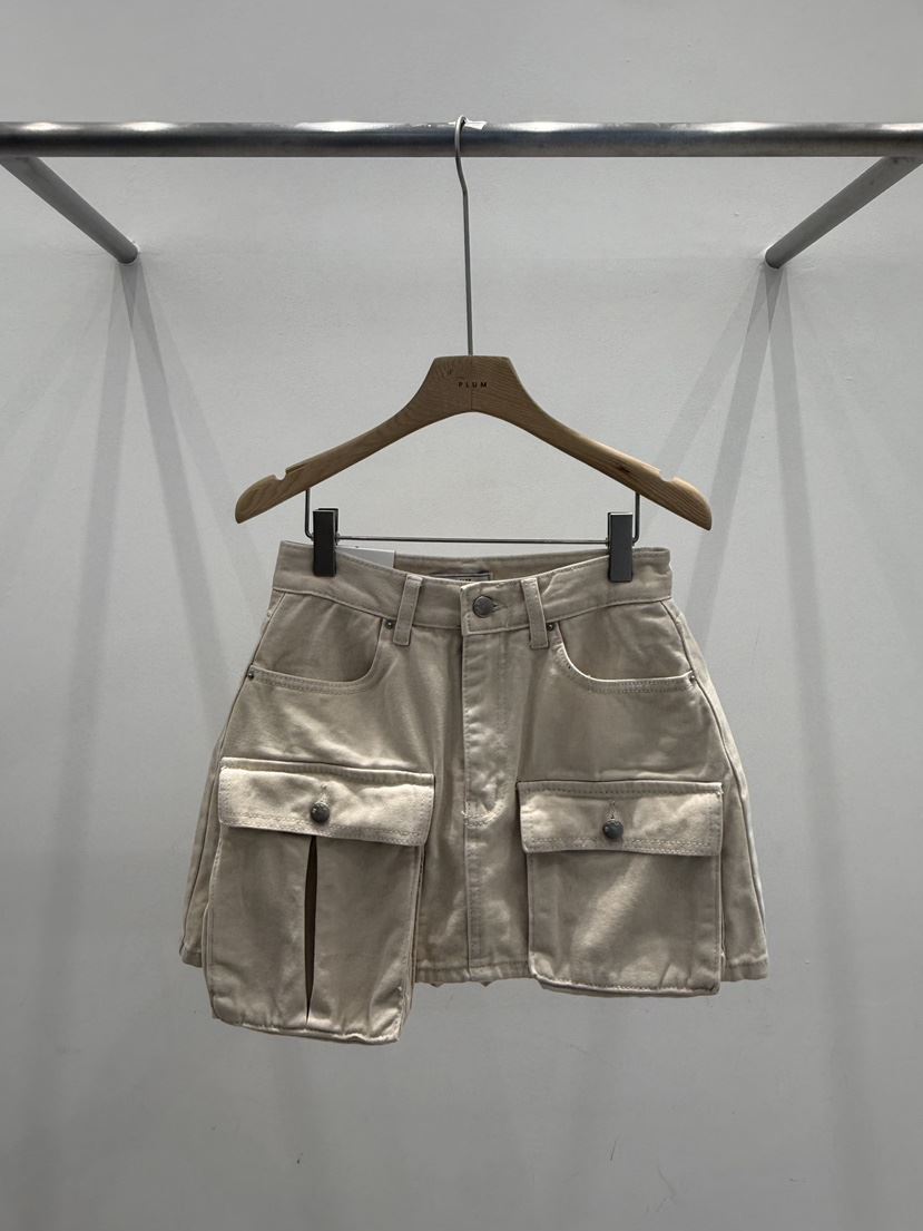 PLUM-q韓國代購㊣女裝新品推薦熱賣時尚休閑25秋冬職業短裙PLUM短裙