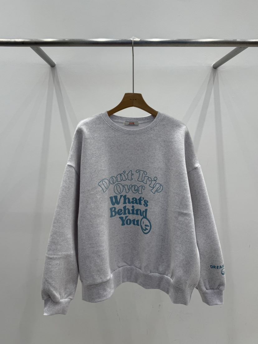 PLUM-q韓國代購㊣女士新款休閑人氣職業時尚真品推薦25秋冬衛衣PLUM衛衣