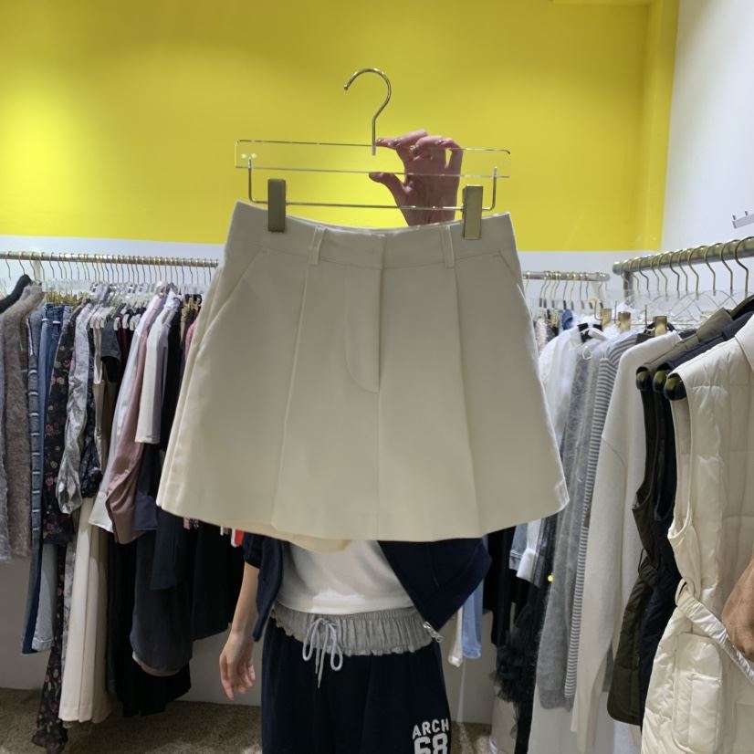 LE MASTERPLACE東大門㊣實拍女士新品休閑職業25秋冬短裙褶裥Le masterpiece短裙