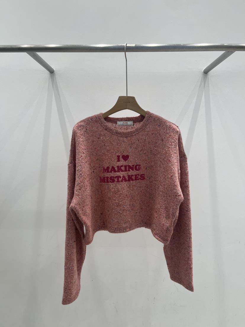 PLUM-q韓國直郵㊣女裝新品人氣推薦真品職業熱賣休閑針織衫PLUM針織衫