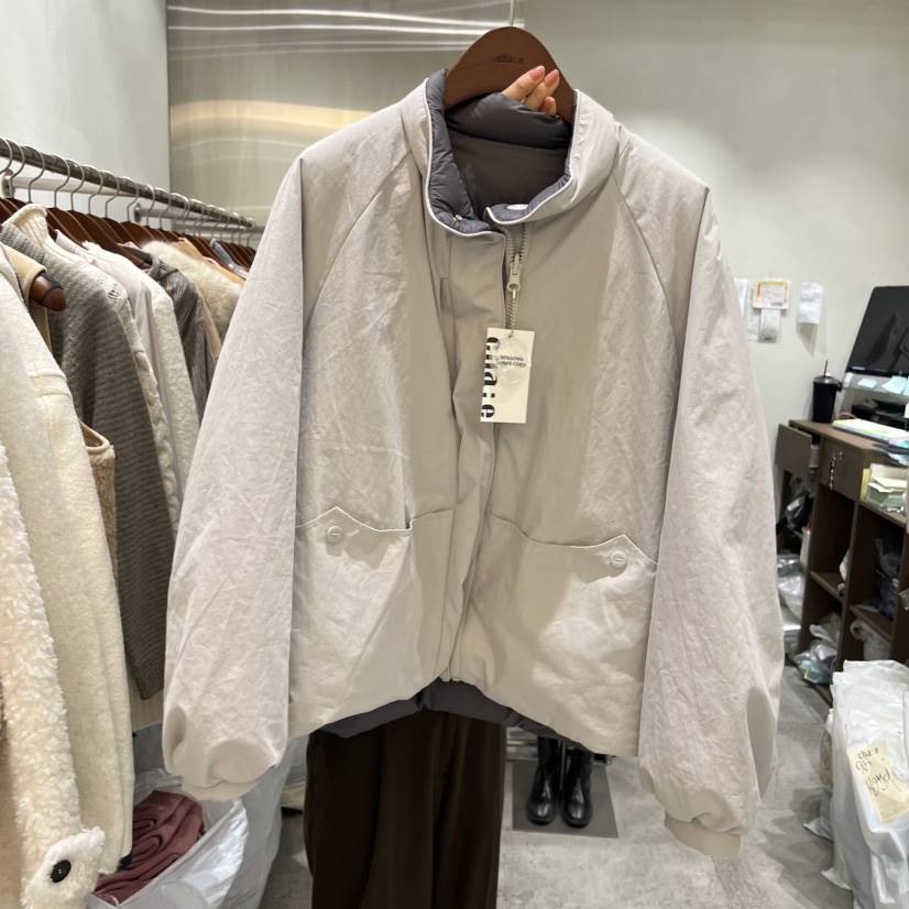 CHAE韓國直郵㊣女裝新款25秋冬熱賣職業時尚真品短款羽絨服CHAE短款羽絨服