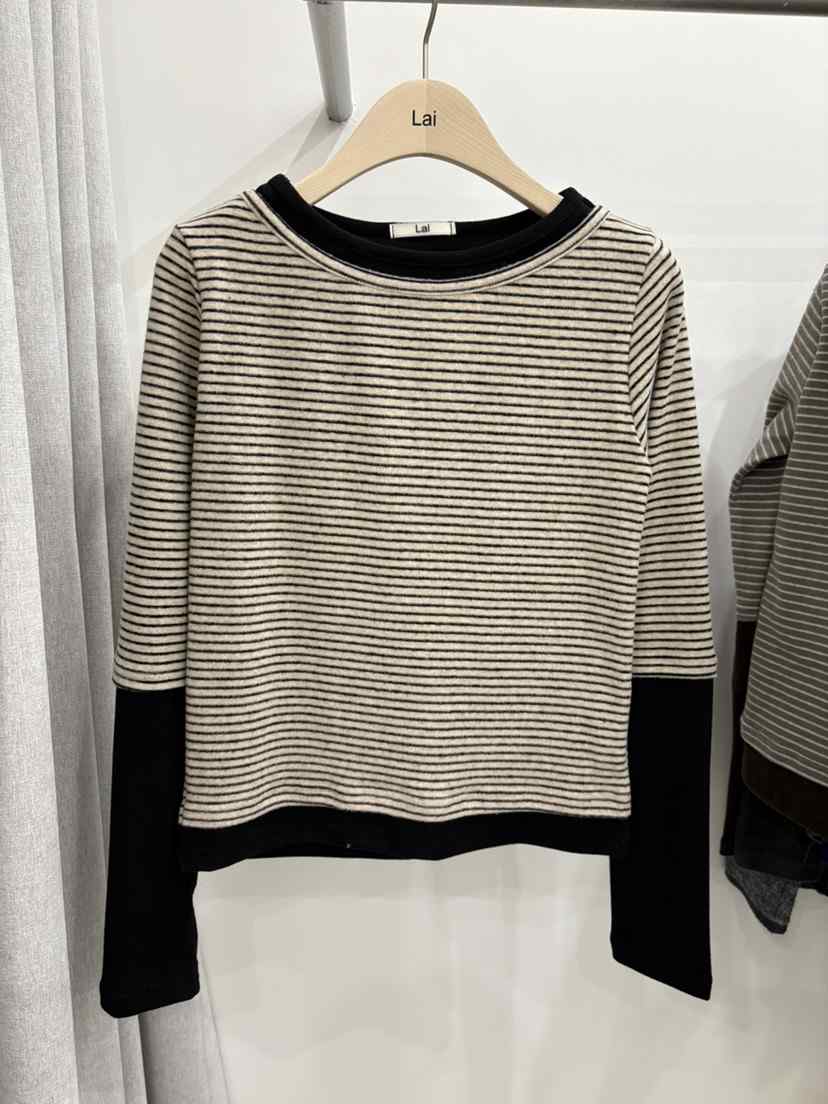 LAI東大門㊣直郵女士新品25秋冬真品時尚熱賣休閑職業長袖T恤Lai長袖T恤