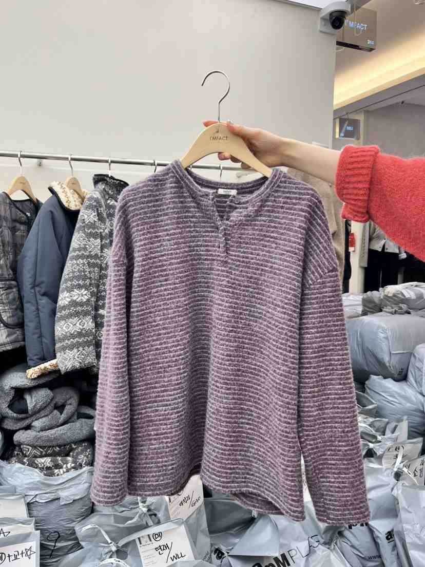 I MFACT東大門㊣代購女裝新品人氣25秋冬休閑推薦職業長袖T恤I MFACT長袖T恤