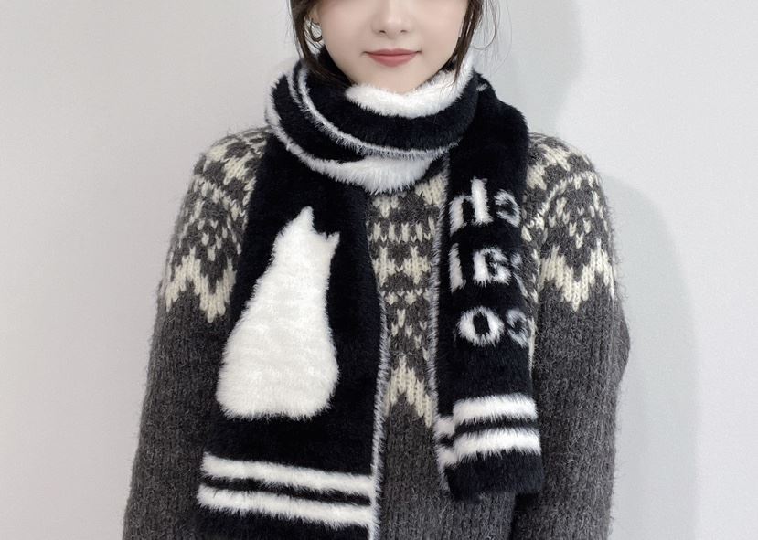 LOVELY HAT韓國直郵㊣女士新品時尚推薦25秋冬職業圍巾披肩LOVELY HAT圍巾/披肩