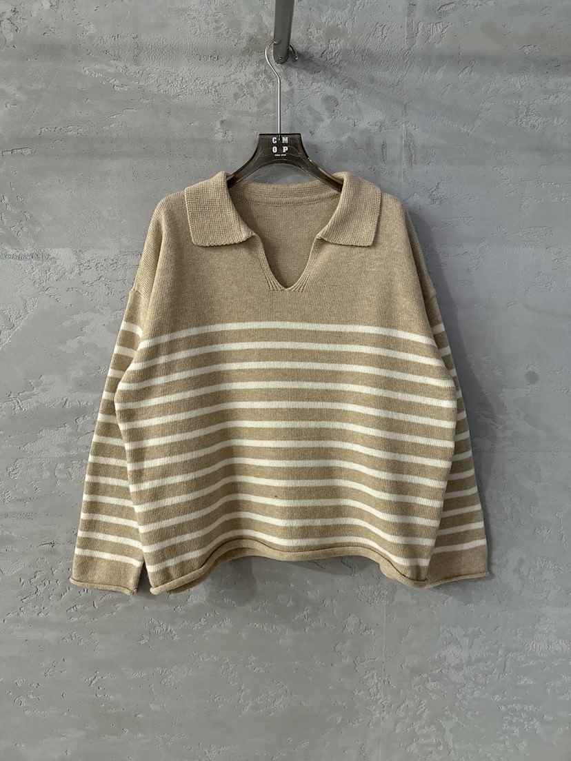 COME OPEN韓國代購㊣女裝新品真品休閑25秋冬針織衫單排扣COMP-(COME OPEN)針織衫