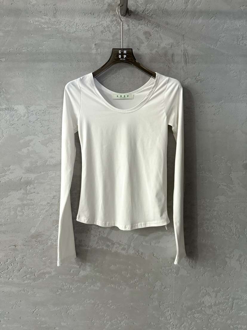 COME OPEN東大門㊣實拍女士新款推薦25秋冬時尚職業長袖T恤COMP-(COME OPEN)長袖T恤
