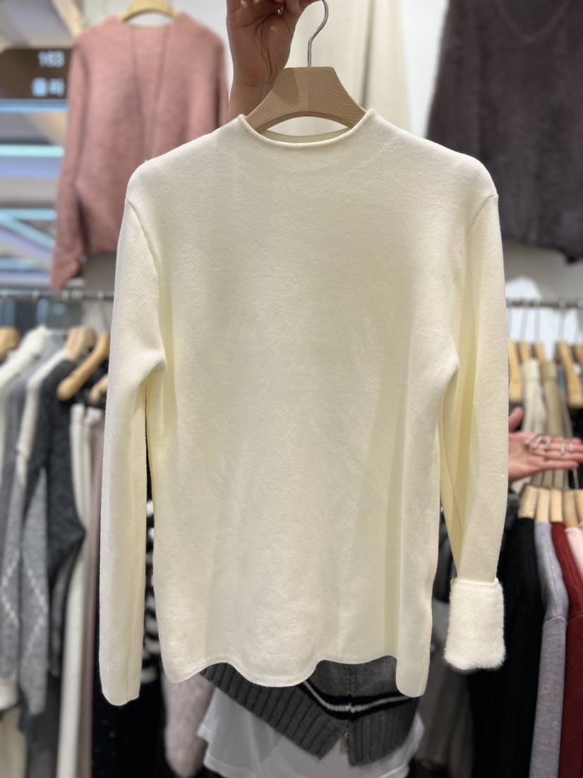 OLA東大門㊣實拍女士新款人氣時尚推薦職業25秋冬長袖T恤貂皮mellor/OLA長袖T恤