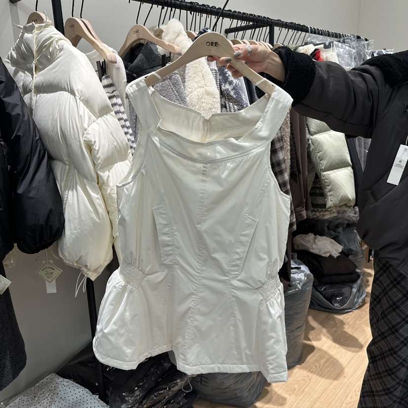 ORE-P東大門㊣實拍女裝新款職業時尚休閑人氣吊帶背心露肩ORE吊帶/背心