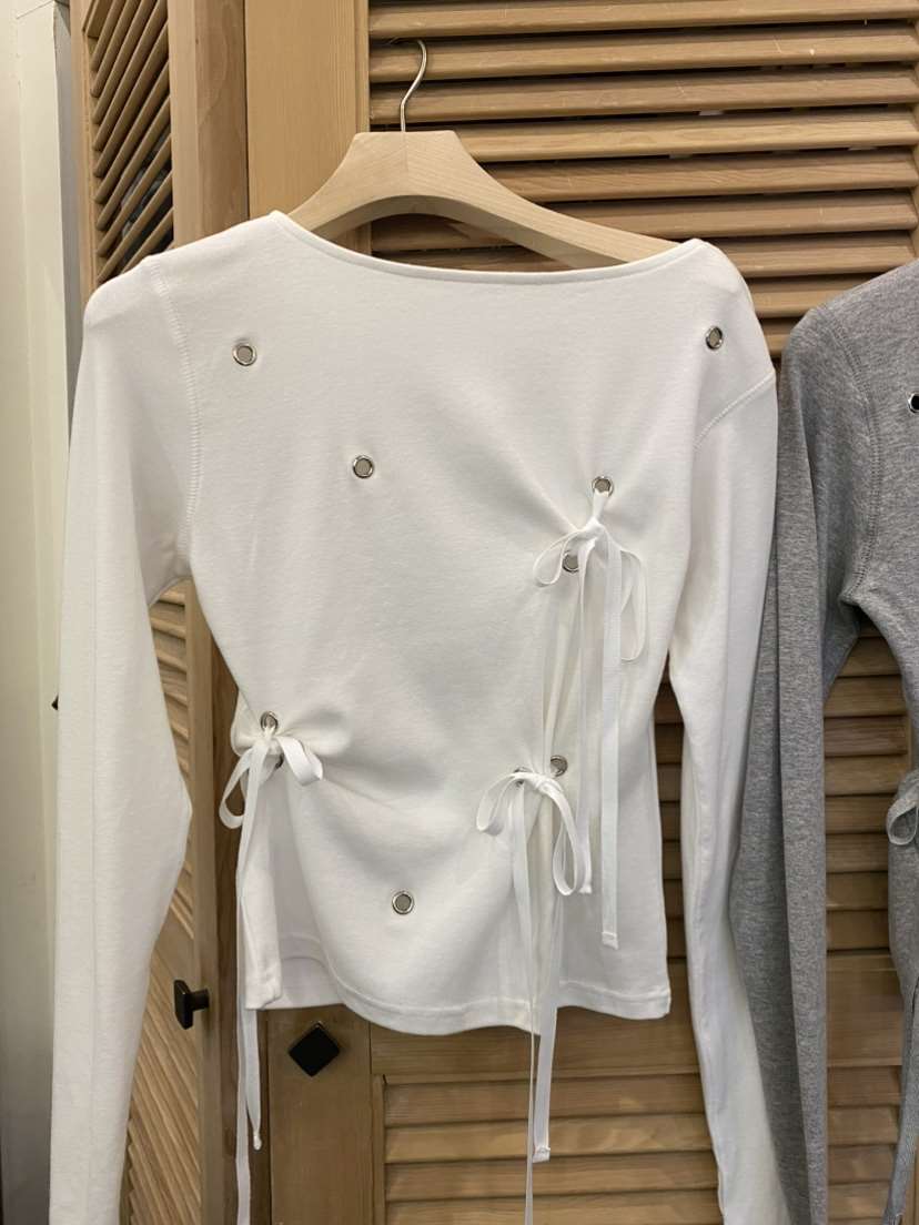 NUT韓國直郵㊣女裝新款推薦人氣真品熱賣時尚職業休閑長袖T恤NUT長袖T恤