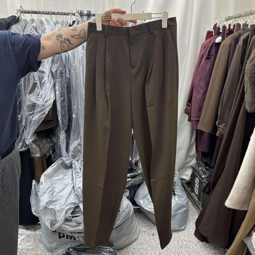 ONEBYTWO東大門㊣代購女裝新款真品人氣時尚休閑褲羊毛雙層ONE BY TWO休閑褲