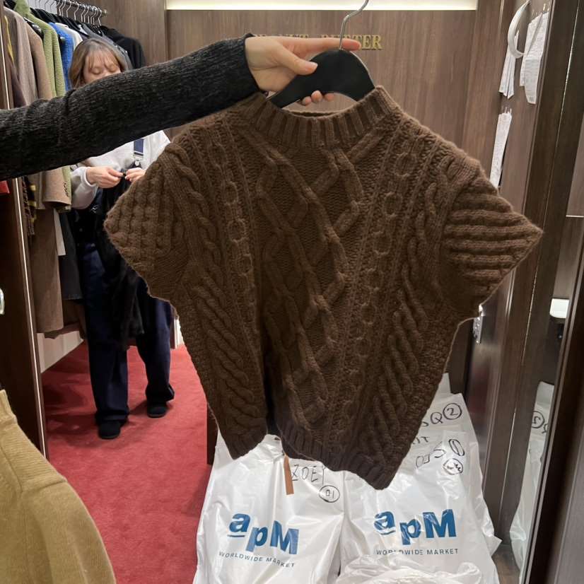 PEANUT BUTTER東大門㊣代購女裝新款推薦人氣熱賣休閑毛衣PEANUT BUTTER毛衣