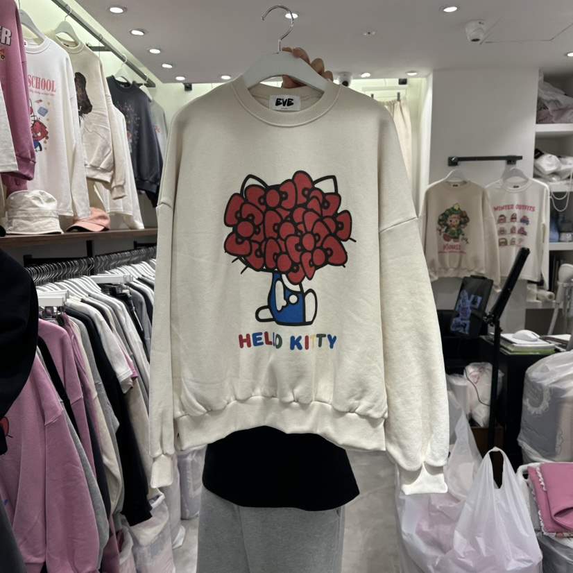 EVE東大門㊣直郵女士新品人氣推薦真品休閑時尚25秋冬衛衣加絨EVE衛衣