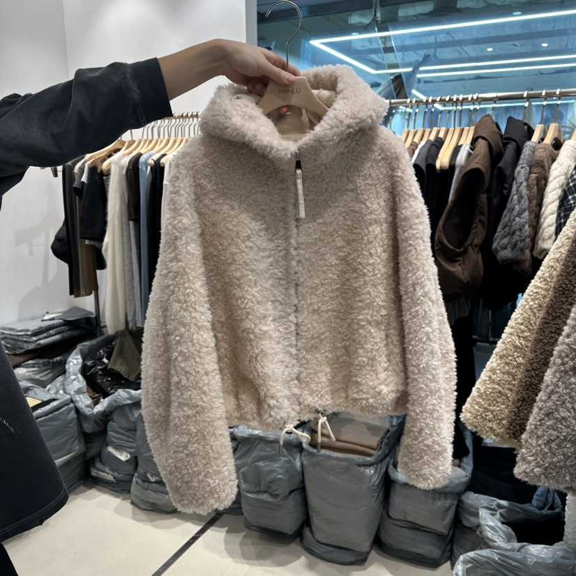 HONG.U東大門㊣直郵女士新品人氣真品熱賣推薦時尚夾克抓絨HONG.U夾克