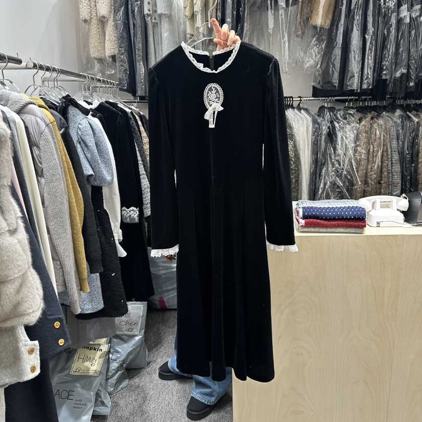 ANNA VERRY-P東大門㊣直郵女裝新款25秋冬推薦休閑連衣裙ANNA VERRY-P連衣裙