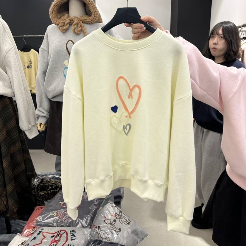 A.CES東大門㊣實拍女裝新款熱賣時尚人氣職業25秋冬衛衣加絨A.CES衛衣