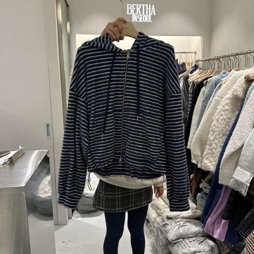 BERTHA東大門㊣直郵女士新款人氣職業時尚休閑25秋冬熱賣衛衣BERTHA衛衣