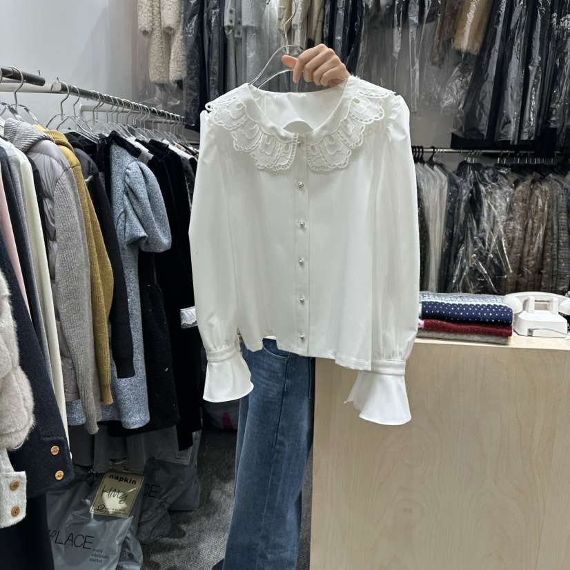 ANNA VERRY-P韓國直郵㊣女士新品真品熱賣人氣襯衫蕾絲衫ANNA VERRY-P襯衫/蕾絲衫