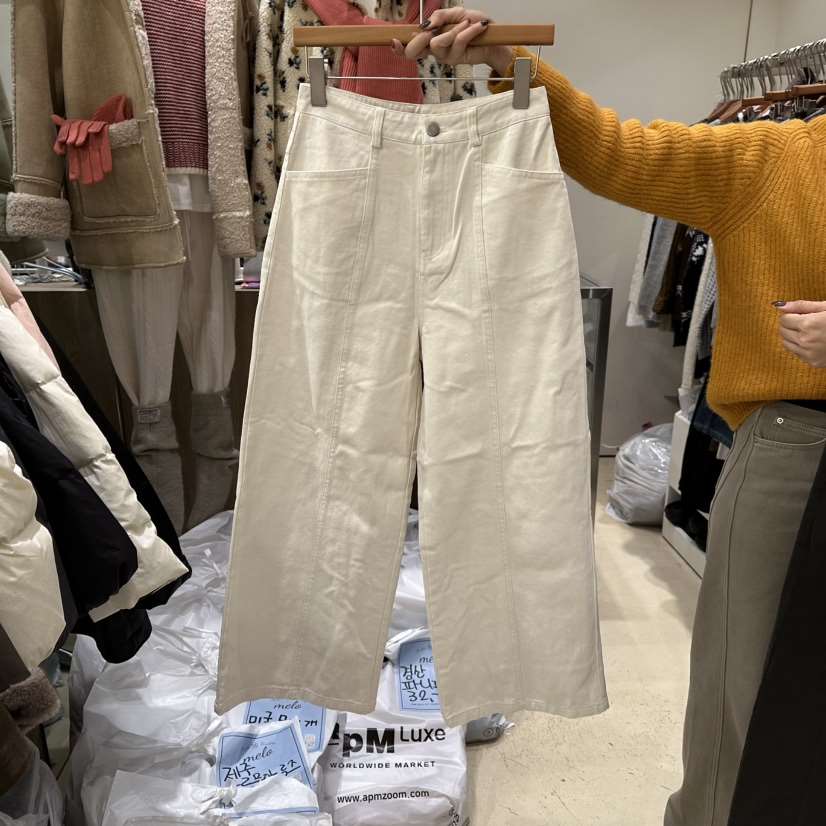 MELO韓國代購㊣女士新品25秋冬時尚休閑推薦人氣熱賣休閑褲MELO休閑褲