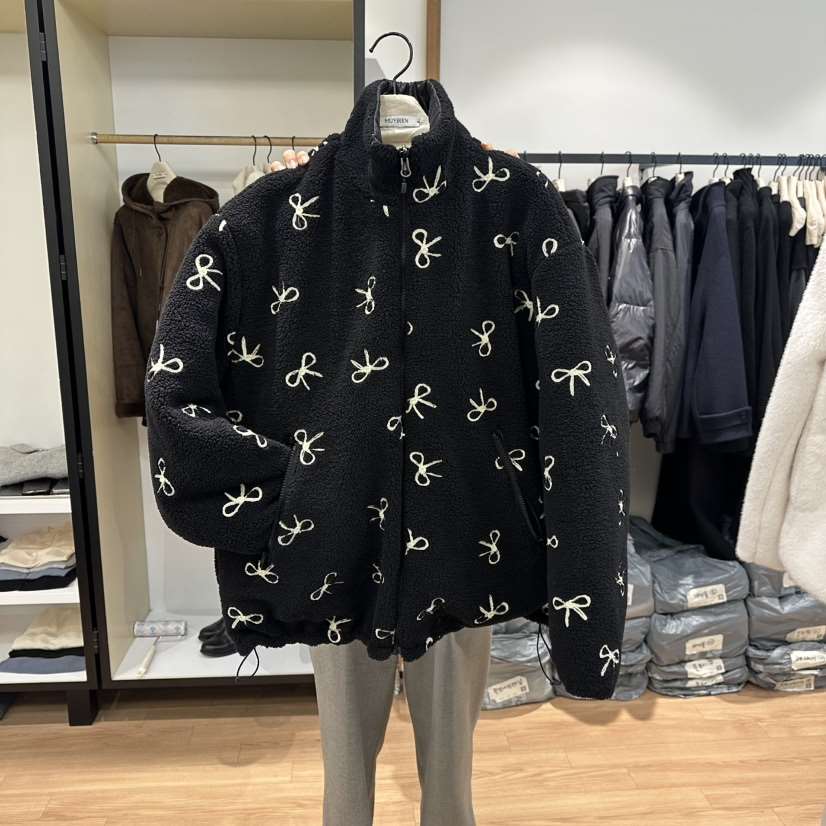 MUYBIEN韓國代購㊣女裝新款推薦休閑熱賣真品人氣夾克里外穿絨MUYBIEN夾克