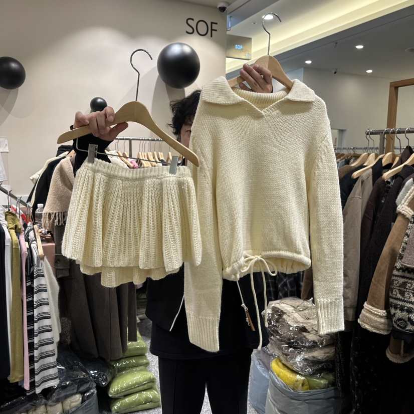 SOF東大門㊣直郵女裝新款推薦真品25秋冬職業休閑套裝兩件套SOF套裝