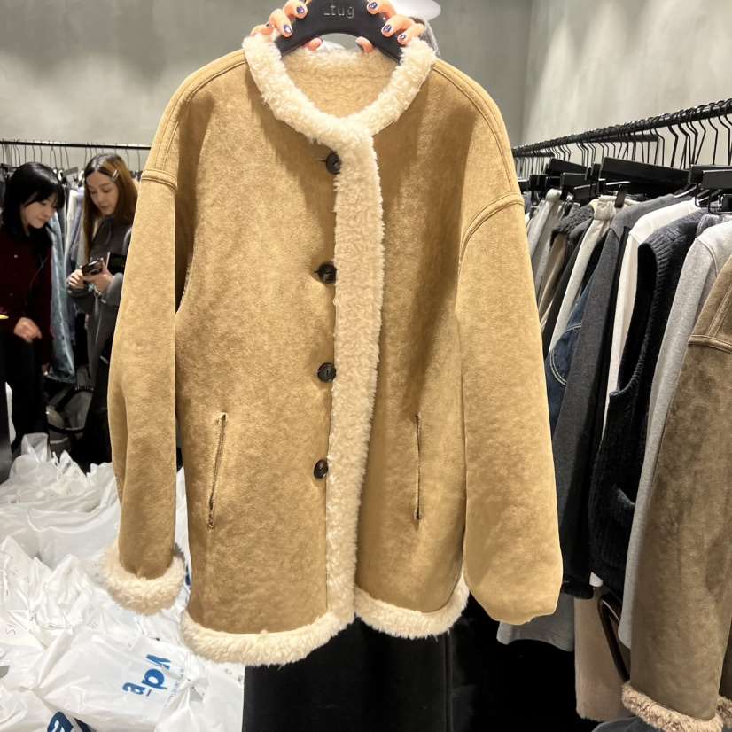 TUG東大門㊣直郵女士新品時尚職業休閑人氣熱賣短款大衣雙面TUG短款大衣