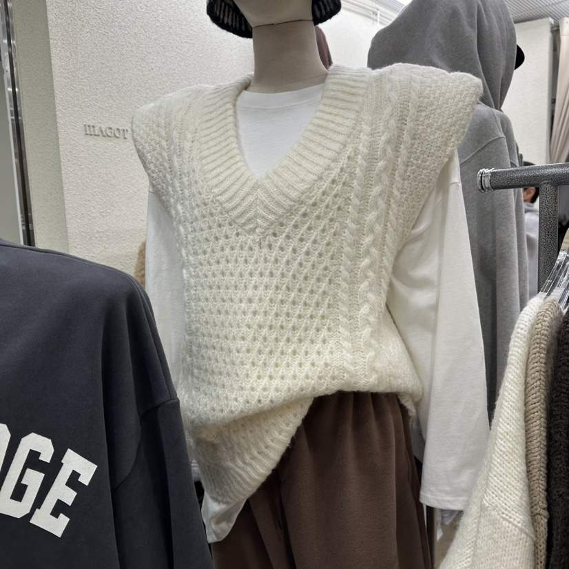 MAGOT韓國直郵㊣女裝新品25秋冬休閑職業推薦熱賣馬甲不含內搭IIIΛGOT/MAGOT馬甲