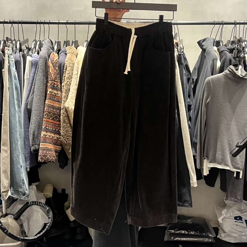 TUG東大門㊣代購女裝新款熱賣時尚職業推薦25秋冬休閑褲燈芯絨TUG休閑褲